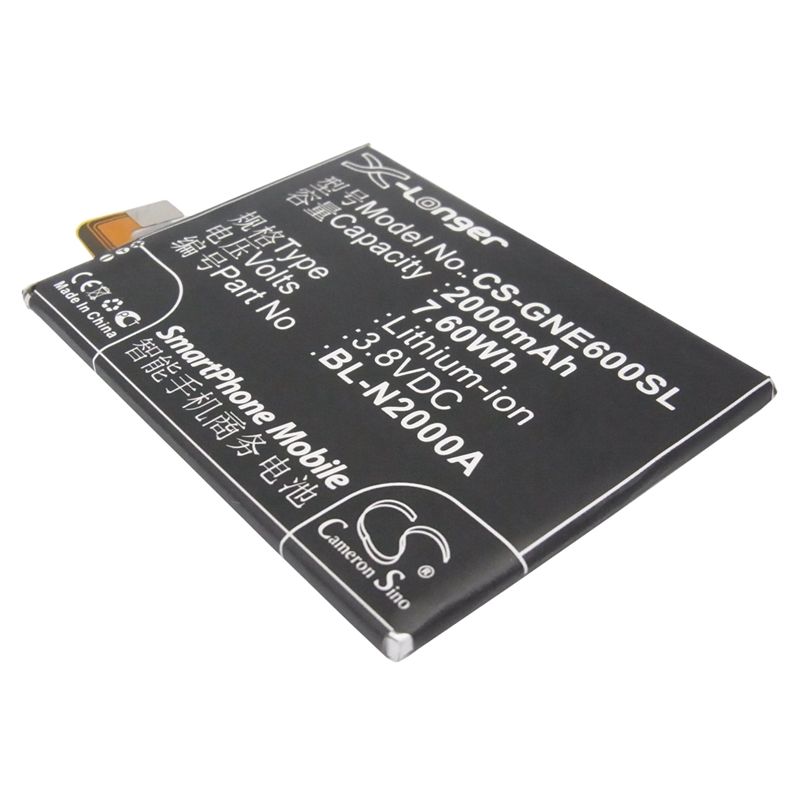 Li-Polymer Battery fits Blu, l240a, l240i, life pure 3.8V, 2000mAh Mobile & SmartPhone Cameron Sino Technology Limited