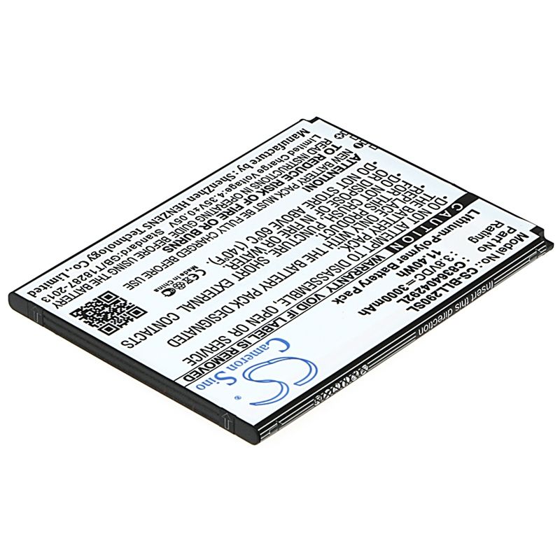 Li-Polymer Battery fits Blu, l290u, life 8 xl 3.8V, 3000mAh Mobile & SmartPhone Cameron Sino Technology Limited