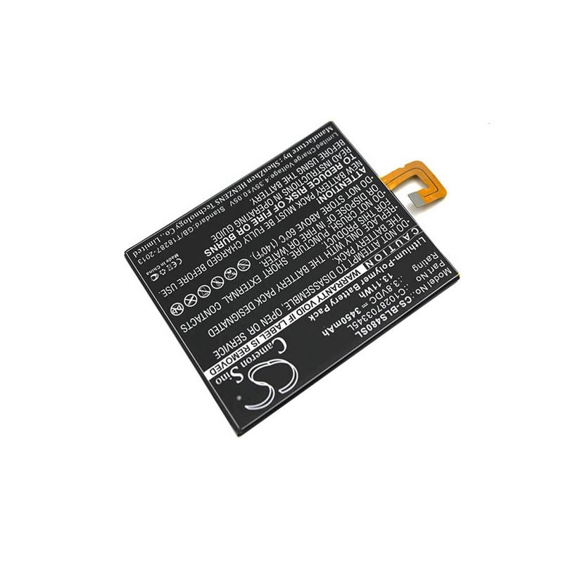 Li-polymer Battery Fits Blu, S490u, Studio 7.0 Ii, U480u 3.8v, 3450mah Mobile & SmartPhone Cameron Sino Technology Limited