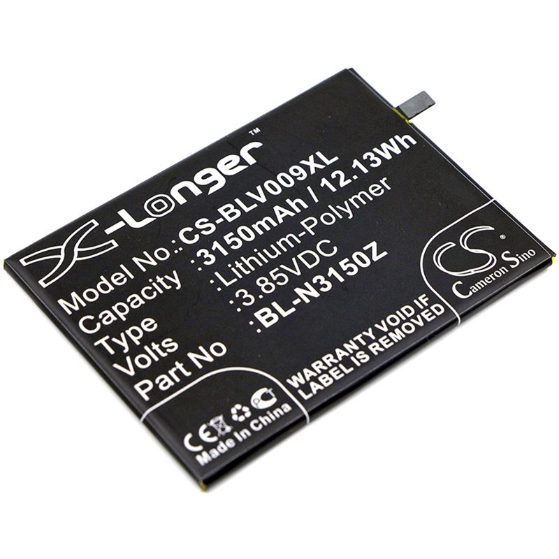 Li-polymer Battery Fits Blu, V0070, V0070uu, V0090 3.85v, 3150mah Mobile & SmartPhone Cameron Sino Technology Limited