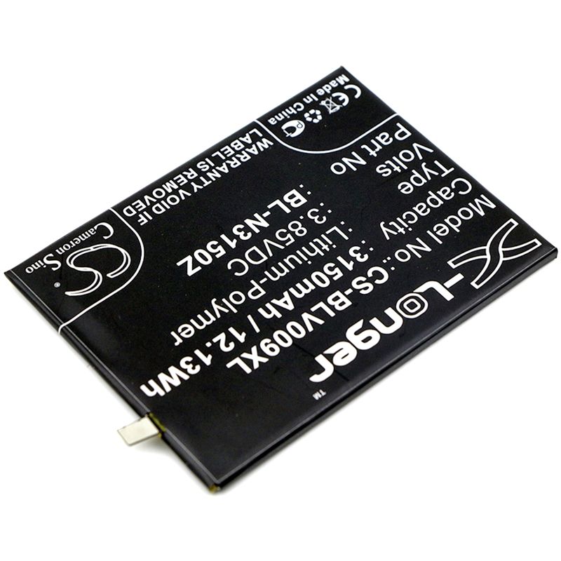 Li-polymer Battery Fits Blu, V0070, V0070uu, V0090 3.85v, 3150mah Mobile & SmartPhone Cameron Sino Technology Limited