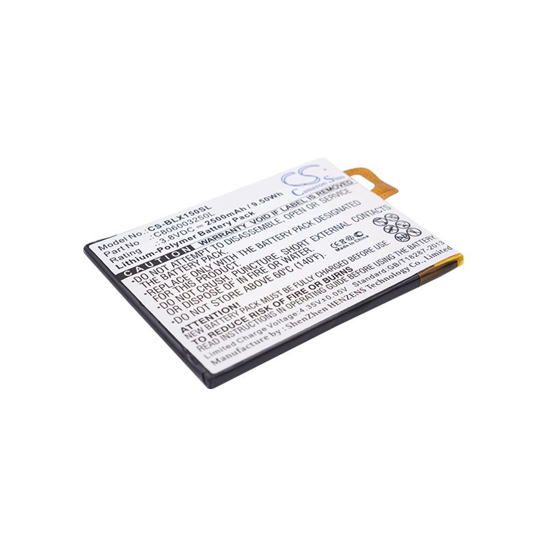 Li-polymer Battery Fits Blu, Win Hd 5.5", X150, X150q 3.8v, 2500mah Mobile & SmartPhone Cameron Sino Technology Limited