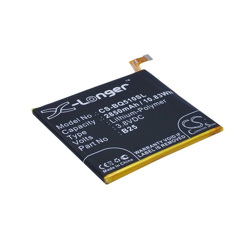 Li-Polymer Battery fits Bq,759,760,858 3.8V, 2850mAh Mobile & SmartPhone Cameron Sino Technology Limited