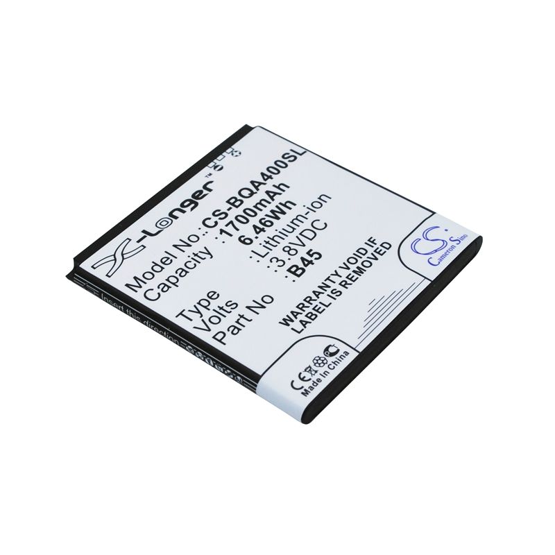 Li-Polymer Battery fits Bq, aquaris 4, malata, i10 3.8V, 1700mAh Mobile & SmartPhone Cameron Sino Technology Limited