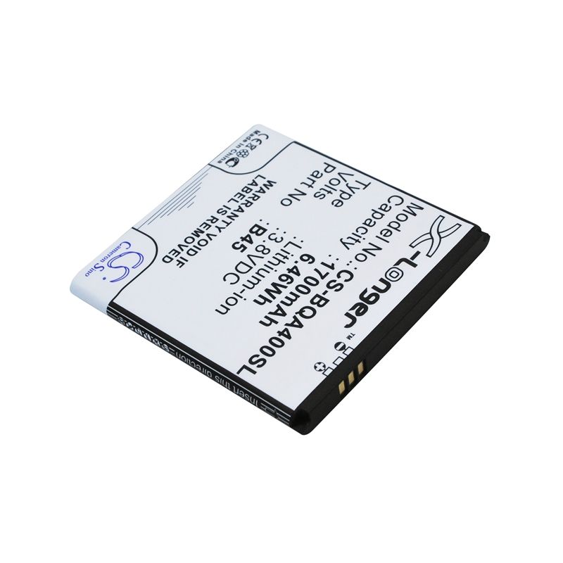 Li-Polymer Battery fits Bq, aquaris 4, malata, i10 3.8V, 1700mAh Mobile & SmartPhone Cameron Sino Technology Limited