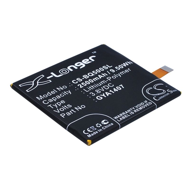 Li-Polymer Battery fits Bq, aquaris e5, aquaris e5 fhd, aquaris e5 hd 3.8V, 2500mAh Communications Cameron Sino Technology Limited (Suspended)