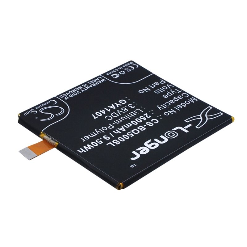 Li-Polymer Battery fits Bq, aquaris e5, aquaris e5 fhd, aquaris e5 hd 3.8V, 2500mAh Communications Cameron Sino Technology Limited (Suspended)