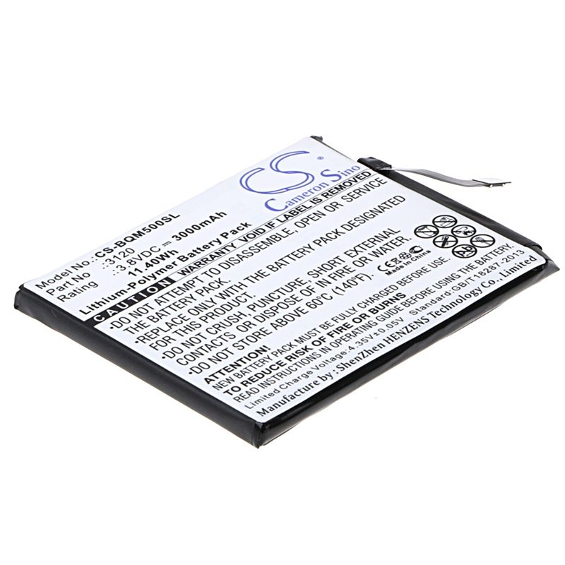 Li-Polymer Battery fits Bq, aquaris m5 3.8V, 3000mAh Mobile & SmartPhone Cameron Sino Technology Limited