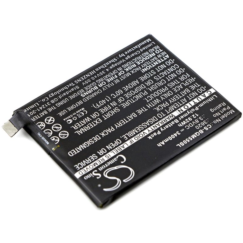 Li-Polymer Battery fits Bq, aquaris m5.5 3.8V, 3400mAh Mobile & SmartPhone Cameron Sino Technology Limited