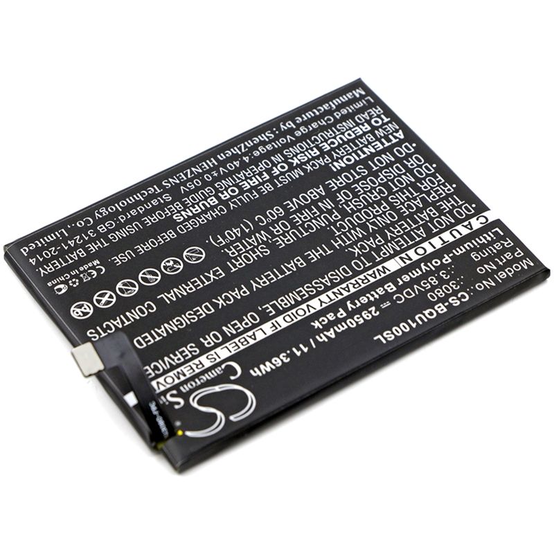 Li-Polymer Battery fits Bq, aquaris u, u lite, u plus 3.85V, 2950mAh Mobile & SmartPhone Cameron Sino Technology Limited