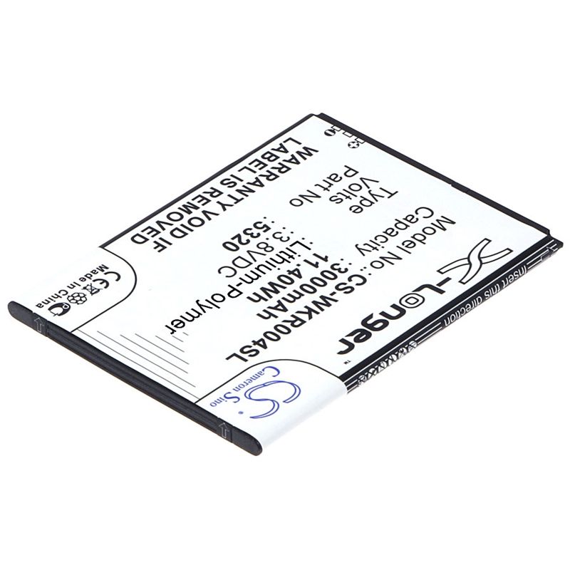 Li-Polymer Battery fits Casper, via v6, via v6x, wiko 3.8V, 3000mAh Mobile & SmartPhone Cameron Sino Technology Limited