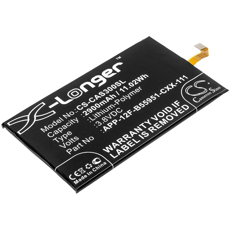 Li-Polymer Battery fits Cat, s30, caterpillar, s30 3.8V, 2900mAh Mobile & SmartPhone Cameron Sino Technology Limited