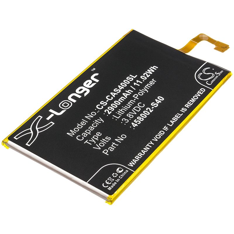 Li-Polymer Battery fits Cat, s40, caterpillar, s40 3.8V, 2900mAh Mobile & SmartPhone Cameron Sino Technology Limited