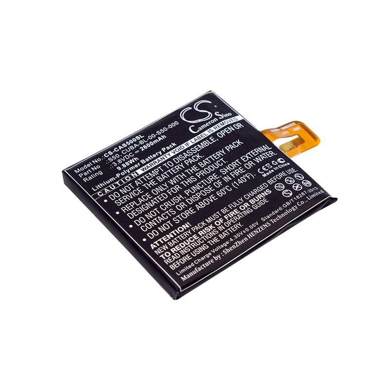 Li-polymer Battery Fits Cat, S50, Caterpillar, S50 3.8v, 2600mah Mobile & SmartPhone Cameron Sino Technology Limited
