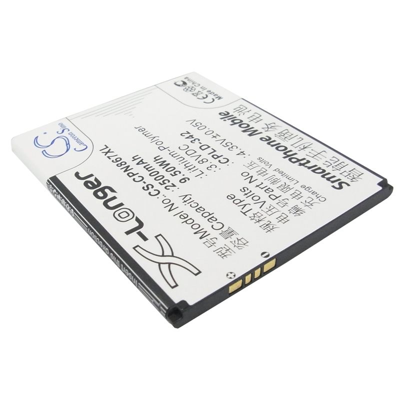Li-Polymer Battery fits Coolpad,8670, note 3.8V, 2500mAh Communications Cameron Sino Technology Limited (Suspended)