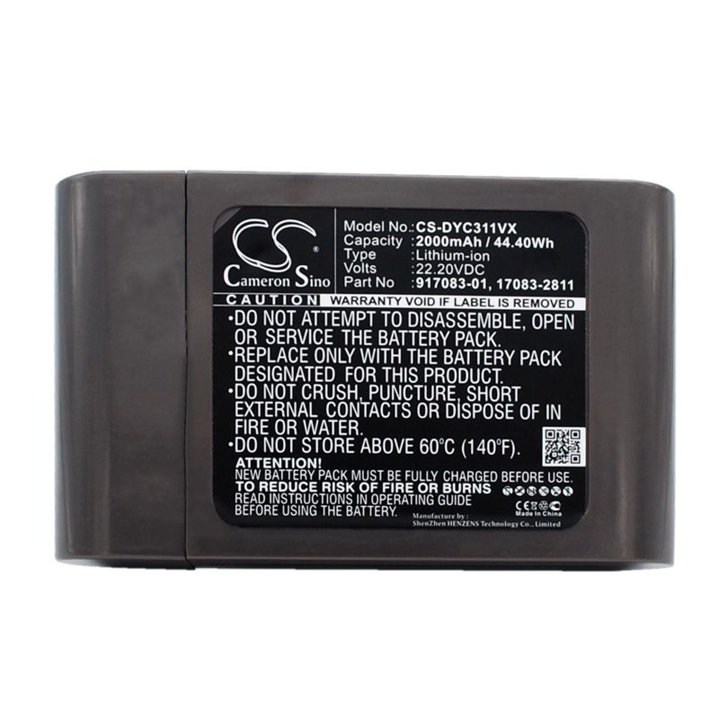 2000mah Li-ion Battery Fits Dyson, Dc31, Dc31 Animal, Dc34 22.2v Vacuum Cameron Sino Technology Limited