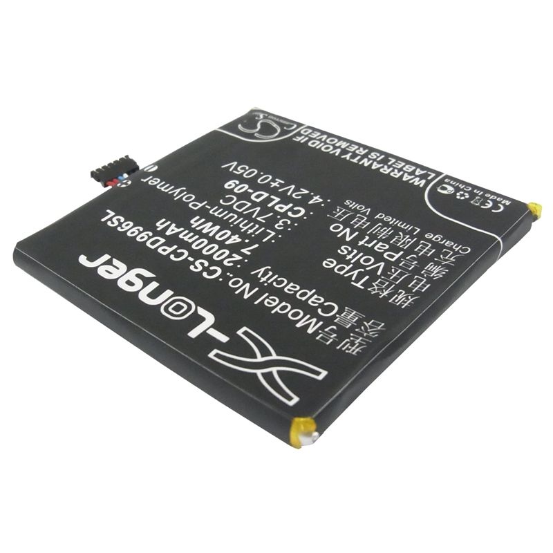 Li-Polymer Battery fits Coolpad,9960 3.7V, 2000mAh Mobile & SmartPhone Cameron Sino Technology Limited