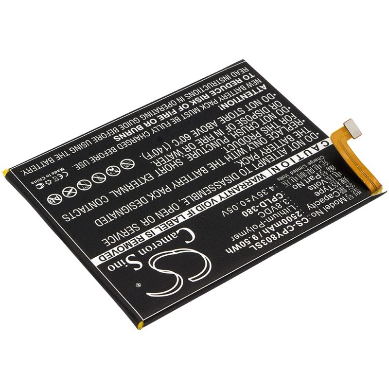 Li-Polymer Battery fits Coolpad, fengshang 3, y803-9, y91 3.8V, 2500mAh Mobile & SmartPhone Cameron Sino Technology Limited