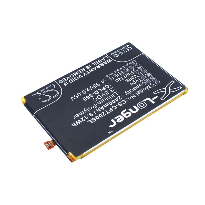 Li-Polymer Battery fits Coolpad, fengshang t2, modena, t2-00 3.8V, 2400mAh Mobile & SmartPhone Cameron Sino Technology Limited