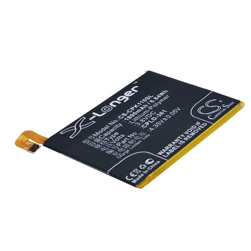 Li-Polymer Battery fits Coolpad, ivvi k1 mini 3.8V, 1800mAh Mobile & SmartPhone Cameron Sino Technology Limited
