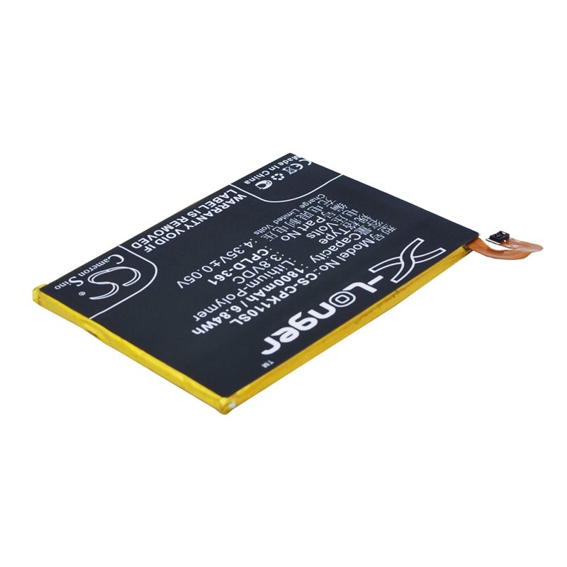 Li-Polymer Battery fits Coolpad, ivvi k1 mini 3.8V, 1800mAh Mobile & SmartPhone Cameron Sino Technology Limited