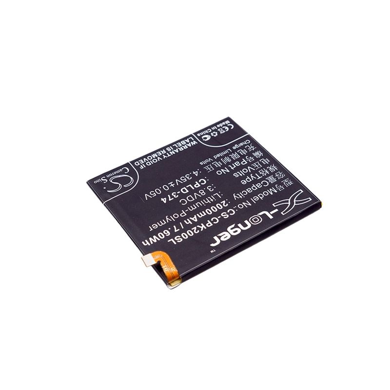 Li-Polymer Battery fits Coolpad, ivvi k2, ivvi k2-01, y72 3.8V, 2000mAh Mobile & SmartPhone Cameron Sino Technology Limited