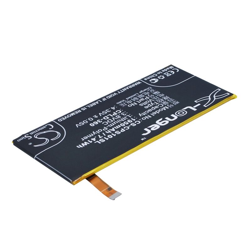 Li-Polymer Battery fits Coolpad, ivvi, ss1-01 3.8V, 1950mAh Communications Cameron Sino Technology Limited (Suspended)