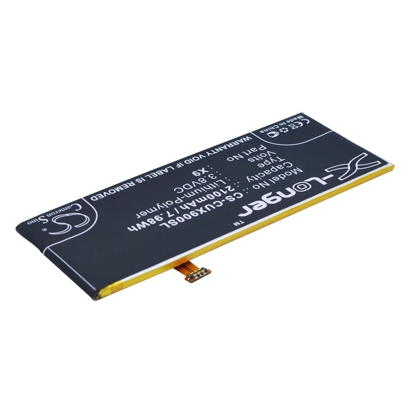 Li-Polymer Battery fits Cubot, x9, saga, x3 3.8V, 2100mAh Mobile & SmartPhone Cameron Sino Technology Limited