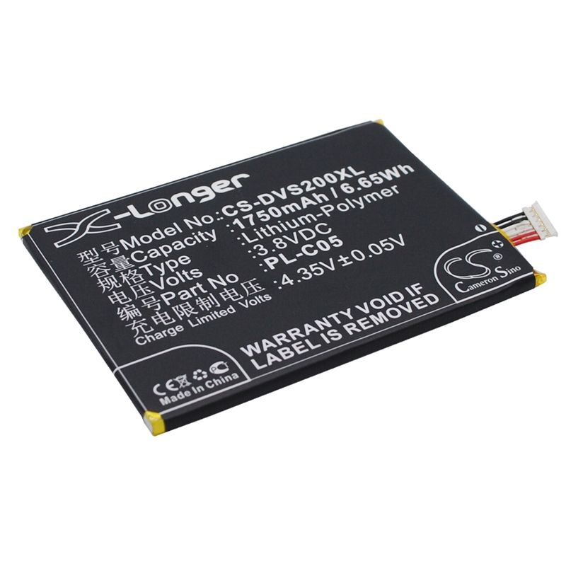 Li-Polymer Battery fits Doov, doov s2 3.8V, 1750mAh Mobile & SmartPhone Cameron Sino Technology Limited