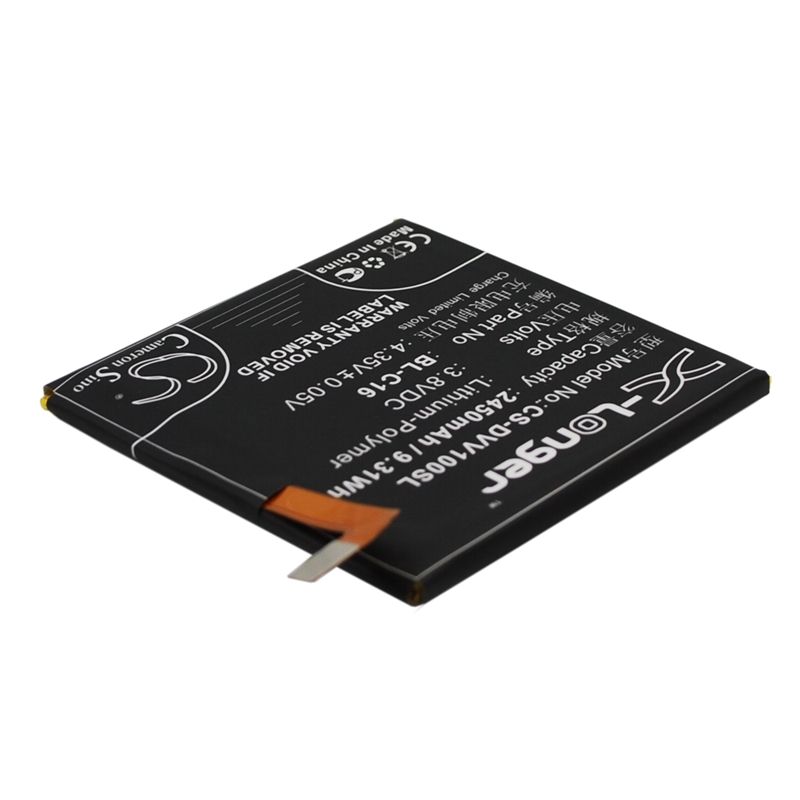 Li-Polymer Battery fits Doov, v1 3.8V, 2450mAh Mobile & SmartPhone Cameron Sino Technology Limited (Suspended)