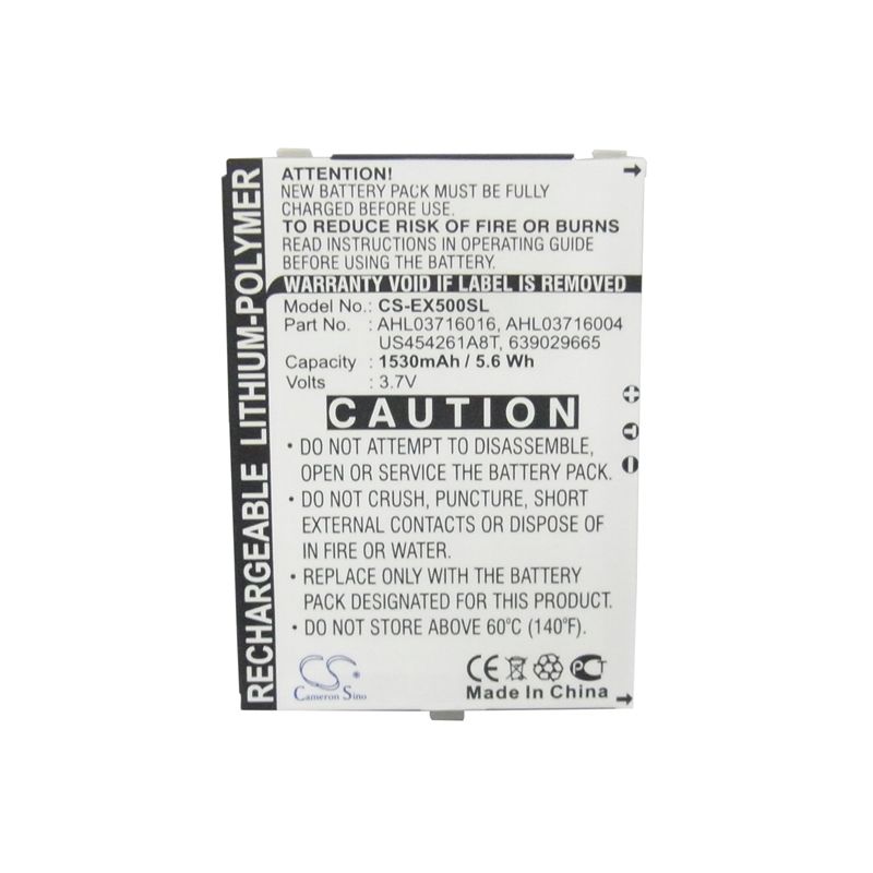 Li-polymer Battery Fits E-ten, Glofiish M700, Glofiish X500, Glofiish X500+ 3.7v, 1530mah Mobile & SmartPhone Cameron Sino Technology Limited