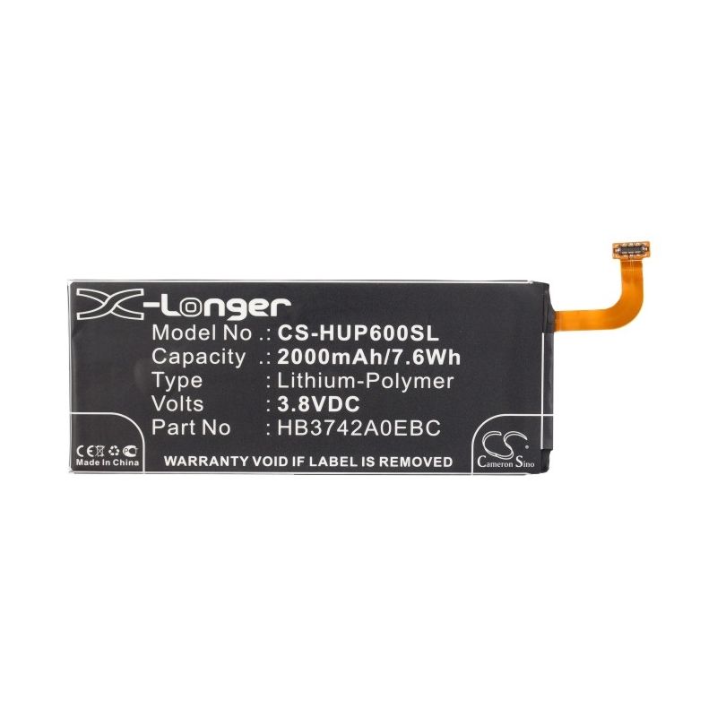 Li-polymer Battery Fits Explay, Fresh, Huawei, Alek 4g 3.8v, 2000mah Mobile & SmartPhone Cameron Sino Technology Limited