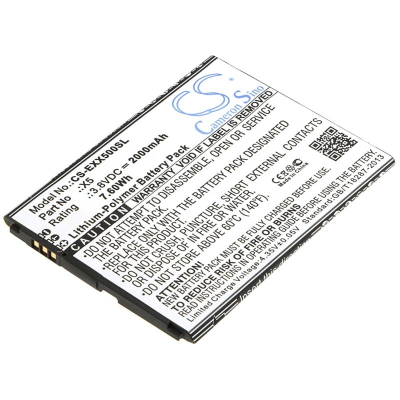 Li-Polymer Battery fits Explay, x5 3.8V, 2000mAh Mobile & SmartPhone Cameron Sino Technology Limited