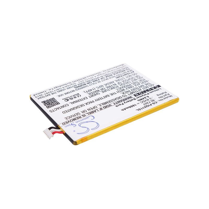 Li-Polymer Battery fits Fly, iq4511 octa, tornado one 3.8V, 1800mAh Mobile & SmartPhone Cameron Sino Technology Limited