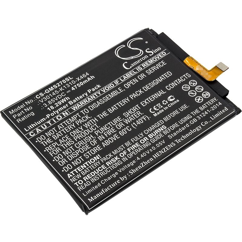 Li-Polymer Battery fits Gigaset, gs270 3.85V, 4750mAh Mobile & SmartPhone Cameron Sino Technology Limited