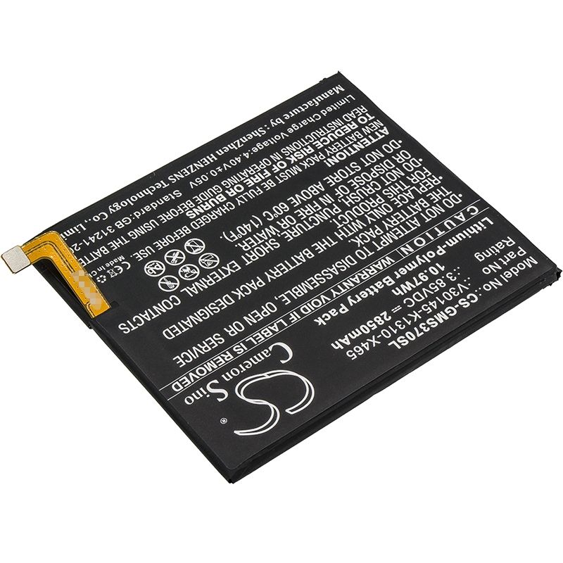 Li-Polymer Battery fits Gigaset, gs370 3.85V, 2850mAh Mobile & SmartPhone Cameron Sino Technology Limited