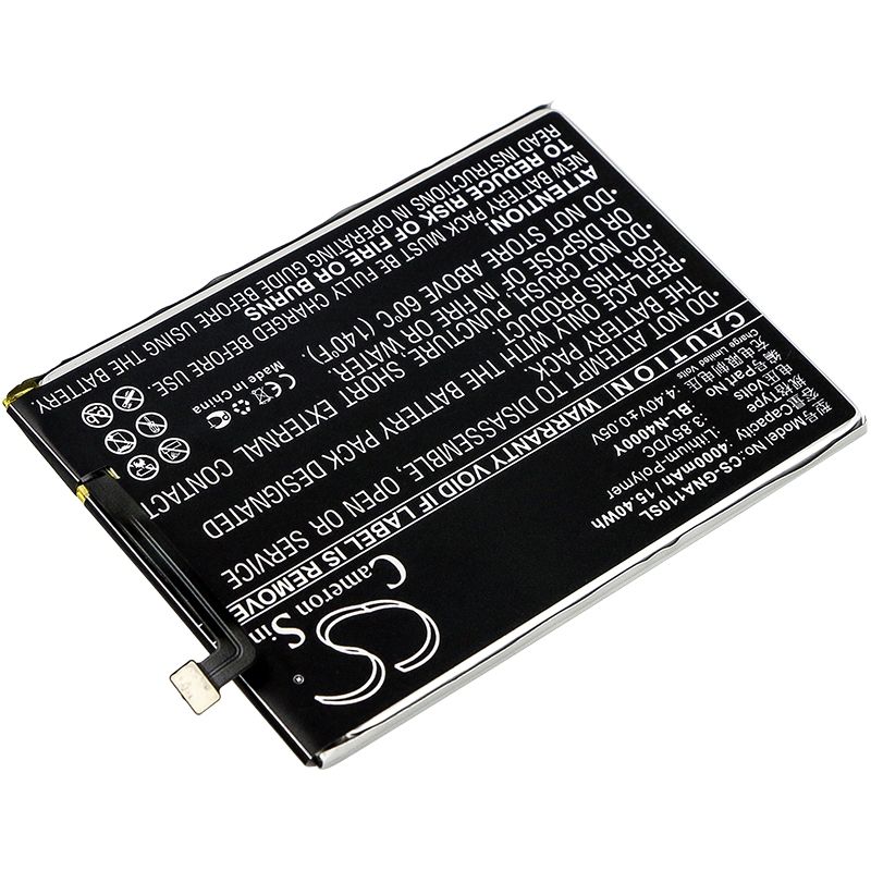 Li-Polymer Battery fits Gionee, a1 lite, a1 lite dual sim, a1 lite dual sim td-lte 3.85V, 4000mAh Mobile & SmartPhone Cameron Sino Technology Limited