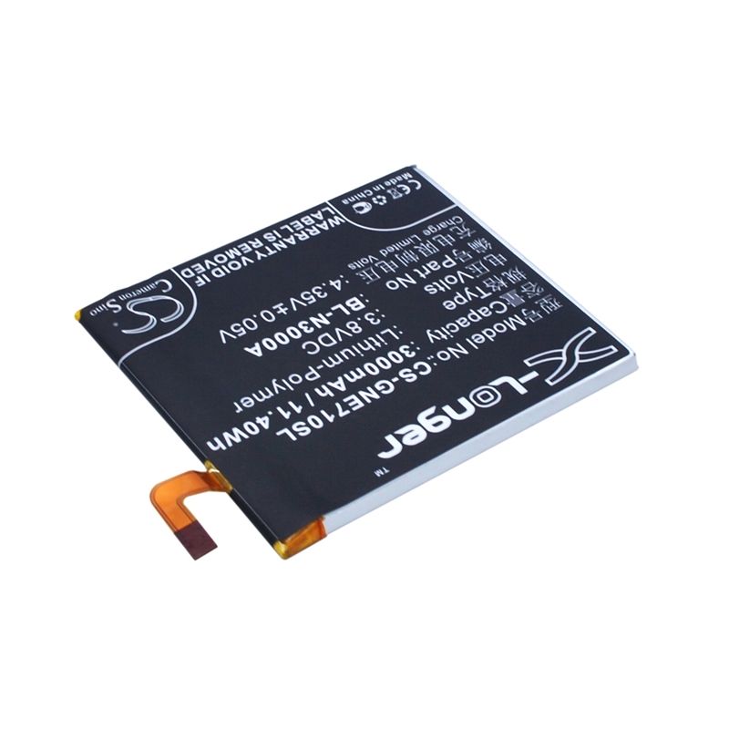Li-Polymer Battery fits Gionee, elife e7l 3.8V, 3000mAh Mobile & SmartPhone Cameron Sino Technology Limited