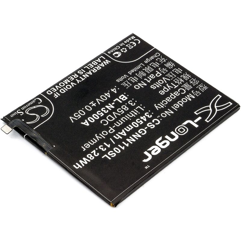 Li-Polymer Battery fits Gionee, elife s10, elife s10 dual sim, elife s10 dual sim td-lte 3.85V, 3450mAh Mobile & SmartPhone Cameron Sino Technology Limited