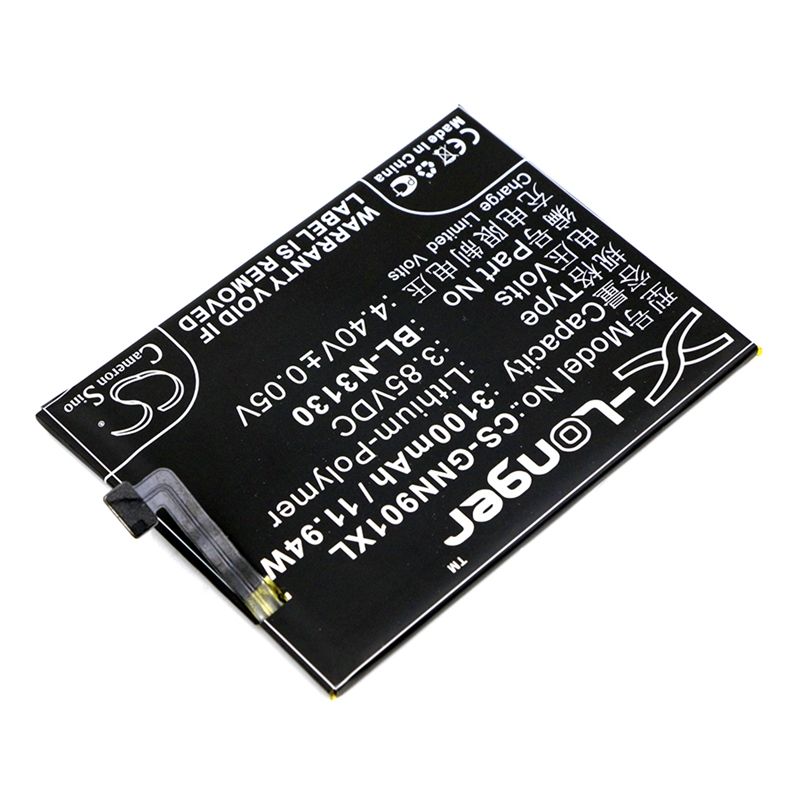 Li-Polymer Battery fits Gionee, elife s6 pro, elife s6 pro dual sim td-lte in, gn9012 3.85V, 3100mAh Mobile & SmartPhone Cameron Sino Technology Limited
