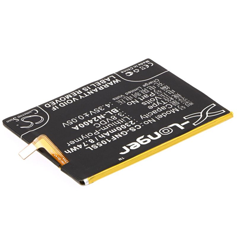 Li-Polymer Battery fits Gionee, f105, f105 dual sim, f105 td-lte dual sim 3.8V, 2300mAh Mobile & SmartPhone Cameron Sino Technology Limited