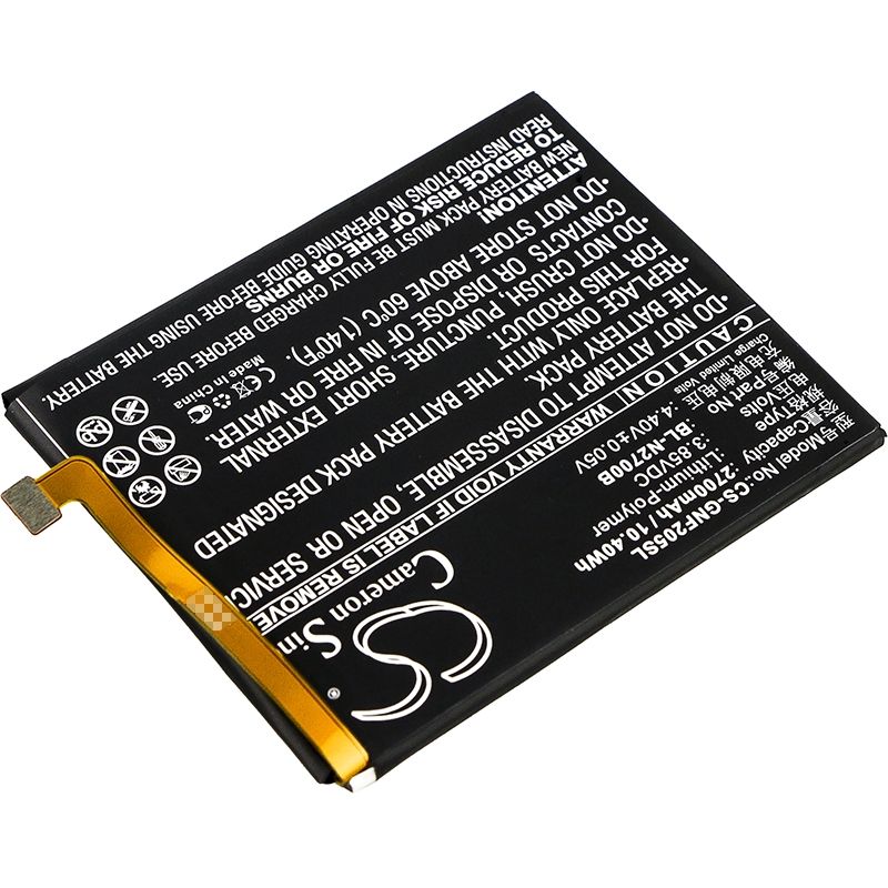Li-Polymer Battery fits Gionee, f205, f205l 3.85V, 2700mAh Mobile & SmartPhone Cameron Sino Technology Limited