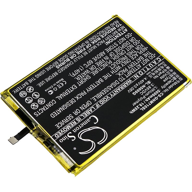 Li-Polymer Battery fits Gionee, gn5007, gn5007l, m7 power 3.85V, 5000mAh Mobile & SmartPhone Cameron Sino Technology Limited