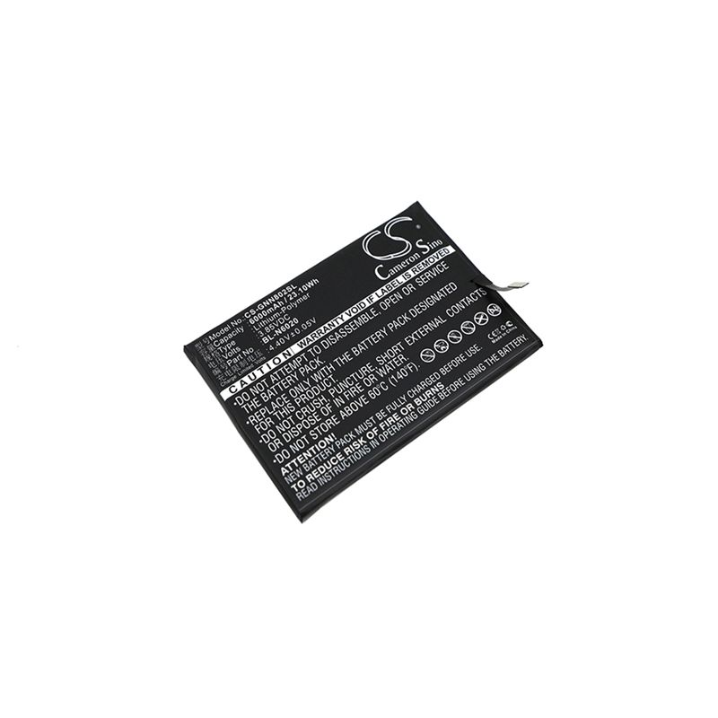 Li-Polymer Battery fits Gionee, gn8002, m6 plus 3.85V, 6000mAh Communications Cameron Sino Technology Limited (Suspended)