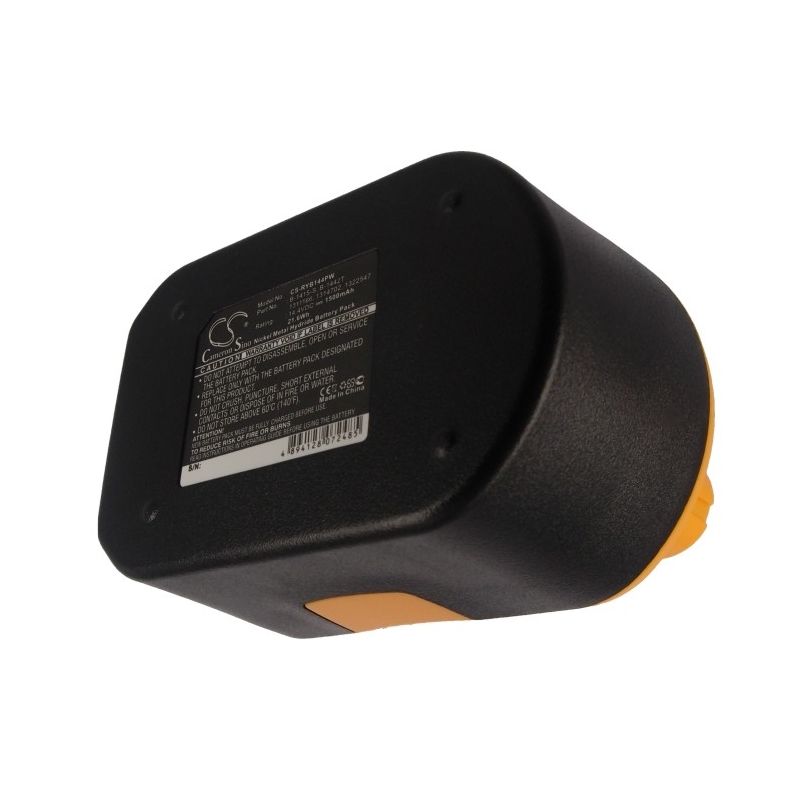Ni-MH Battery fits Ryobi, Cbi1442d, Cdl1441p, Cdl1442d 14.4V, 1500mAh Power Tools Cameron Sino Technology Limited