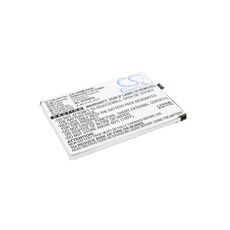 Li-Polymer Battery fits Gionee, m3, m3 marathon, m3s 3.85V, 5000mAh Mobile & SmartPhone Cameron Sino Technology Limited