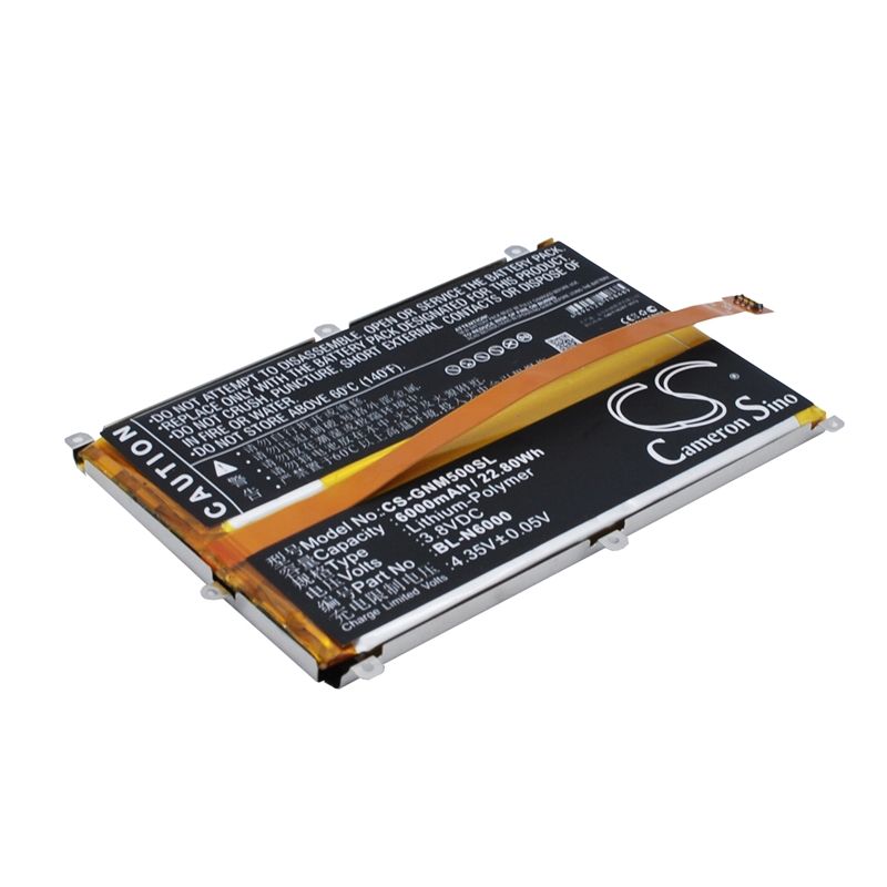 Li-Polymer Battery fits Gionee, m5 3.8V, 6000mAh Mobile & SmartPhone Cameron Sino Technology Limited