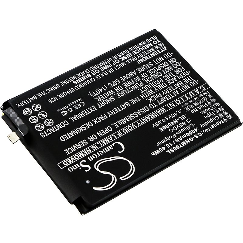 Li-Polymer Battery fits Gionee, m7, m7l 3.85V, 4000mAh Mobile & SmartPhone Cameron Sino Technology Limited