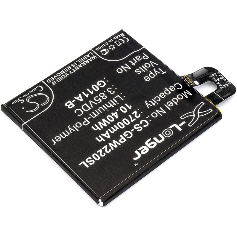 Li-polymer Battery Fits Google, G011a, Pixel 2 3.85v, 2700mah Mobile & SmartPhone Cameron Sino Technology Limited