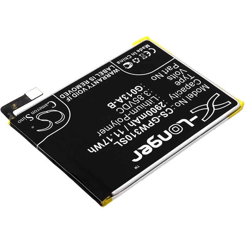 Li-polymer Battery Fits Google, G013a, G013b, Pixel 3 3.85v, 2900mah Mobile & SmartPhone Cameron Sino Technology Limited